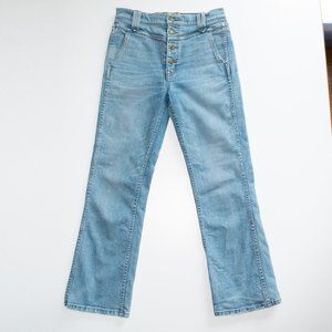 Designer 70s Style Point Sur 10" Demi-Bootcut Denim Jeans